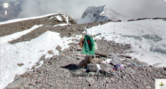 Bangladeshi Flag On The Google Maps Of Mt. Aconcagua? 1 Bangladesh on Mountain