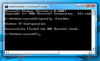 flush dns in Windows
